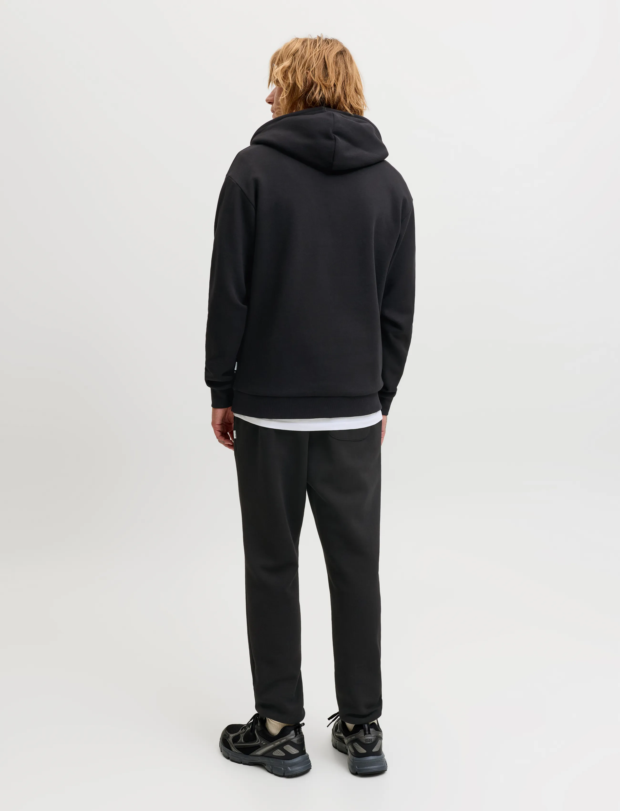 Jack & Jones - JJEBRADLEY SWEAT HOOD SET MP NOOS - track jackets - black - 3