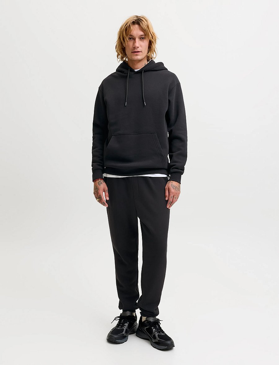Jack & Jones - JJEBRADLEY SWEAT HOOD SET MP NOOS - track jackets - black - 4
