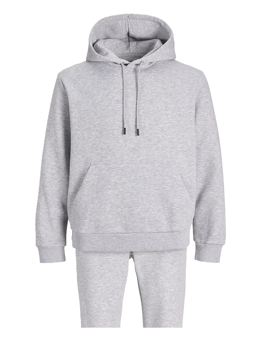 Jack & Jones - JJEBRADLEY SWEAT HOOD SET MP - light grey melange - 2