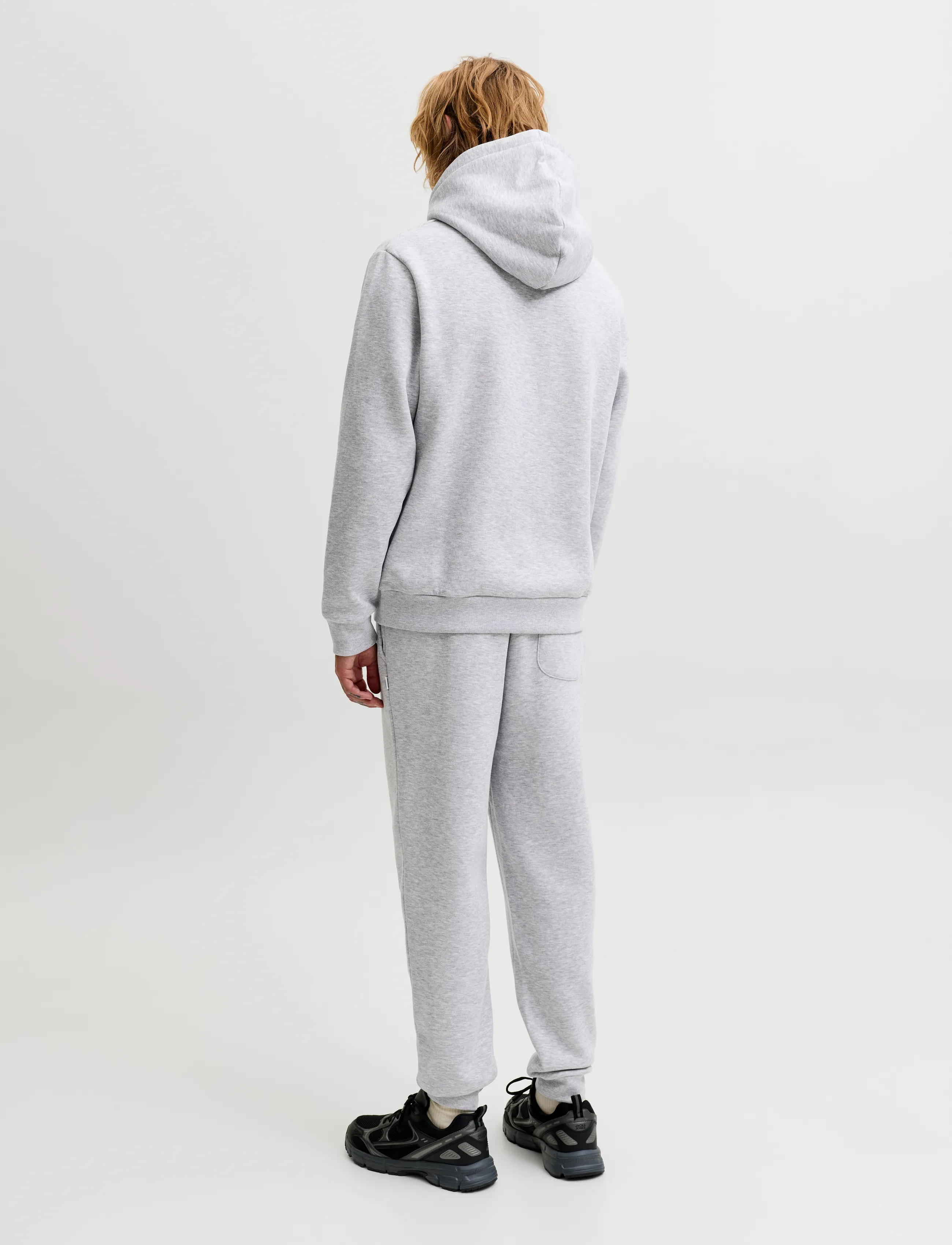 Jack & Jones - JJEBRADLEY SWEAT HOOD SET MP - light grey melange - 3