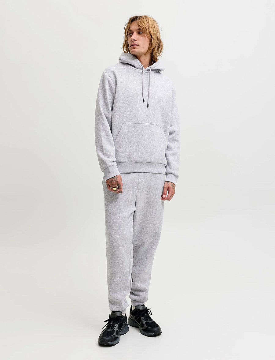 Jack & Jones - JJEBRADLEY SWEAT HOOD SET MP - light grey melange - 4