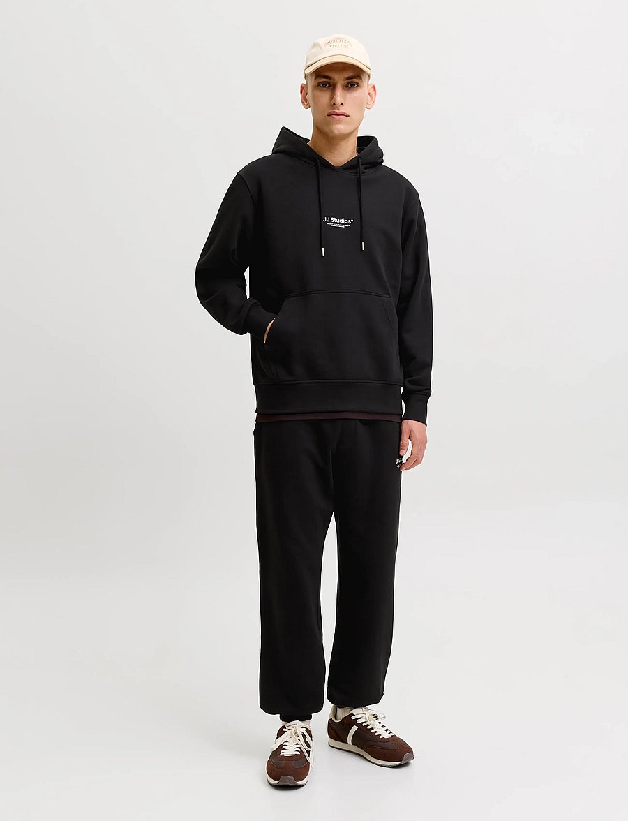 Jack & Jones - JJESOHO SWEAT HOOD SET MP - jogging tøj - black - 4