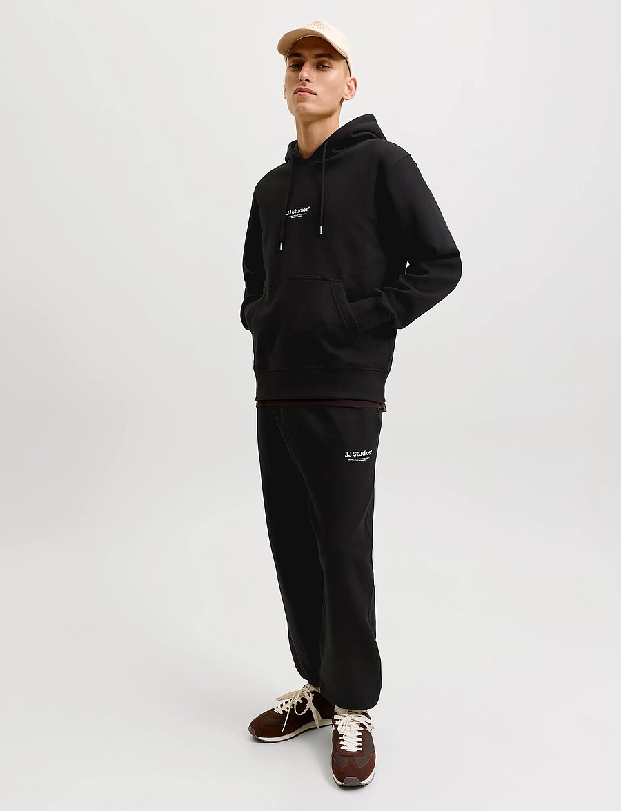 Jack & Jones - JJESOHO SWEAT HOOD SET MP - jogging tøj - black - 5