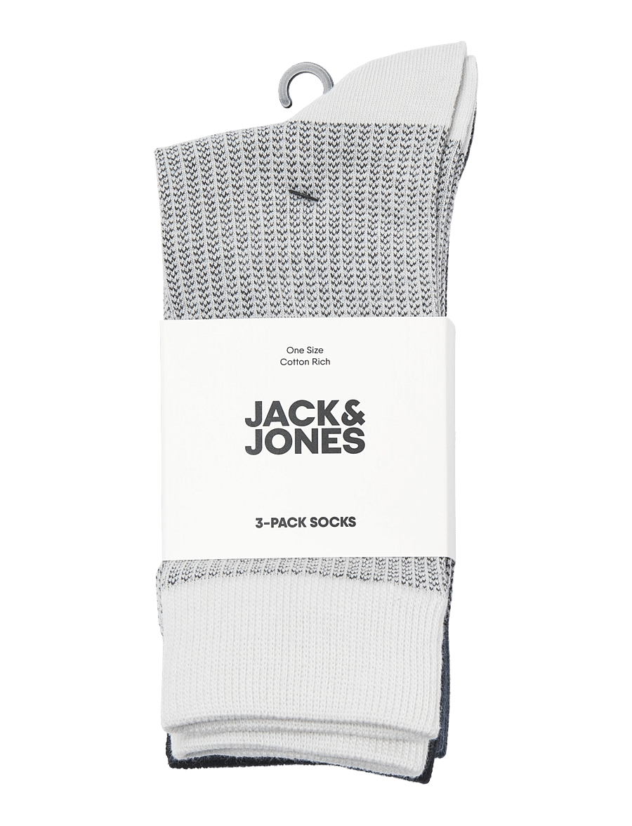 Jack & Jones - JACBRYAN BIRD EYE SOCKS 3 PACK SN - tennissocken - black - 1