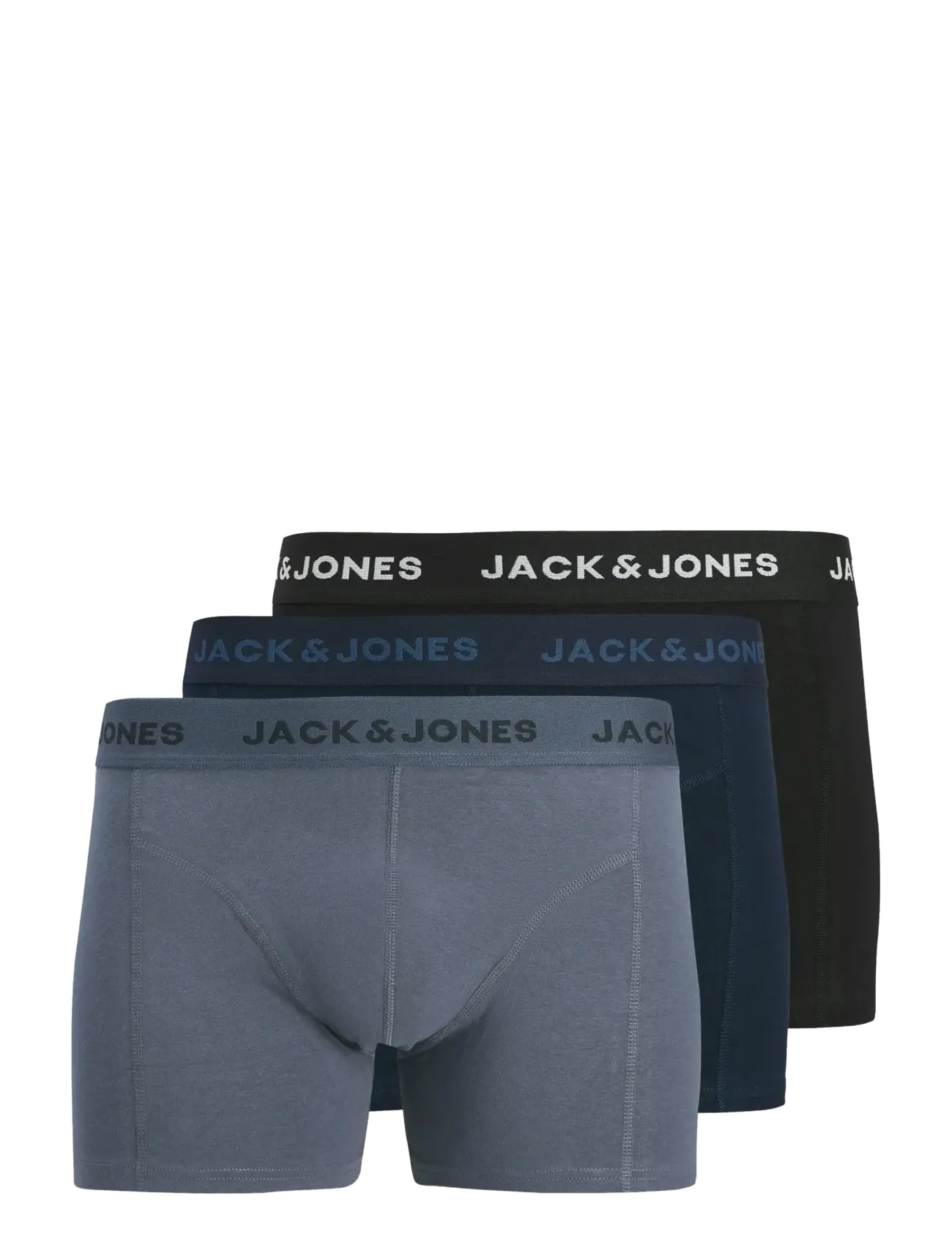 JACK & JONES Jacjeremiah Solid Trunks 3 Pack Grau - XL - Herren