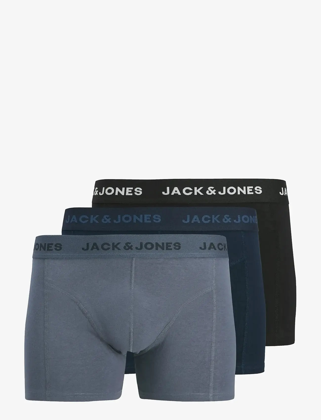 Jack & Jones - JACJEREMIAH SOLID TRUNKS 3 PACK - lägsta priserna - navy blazer - 0