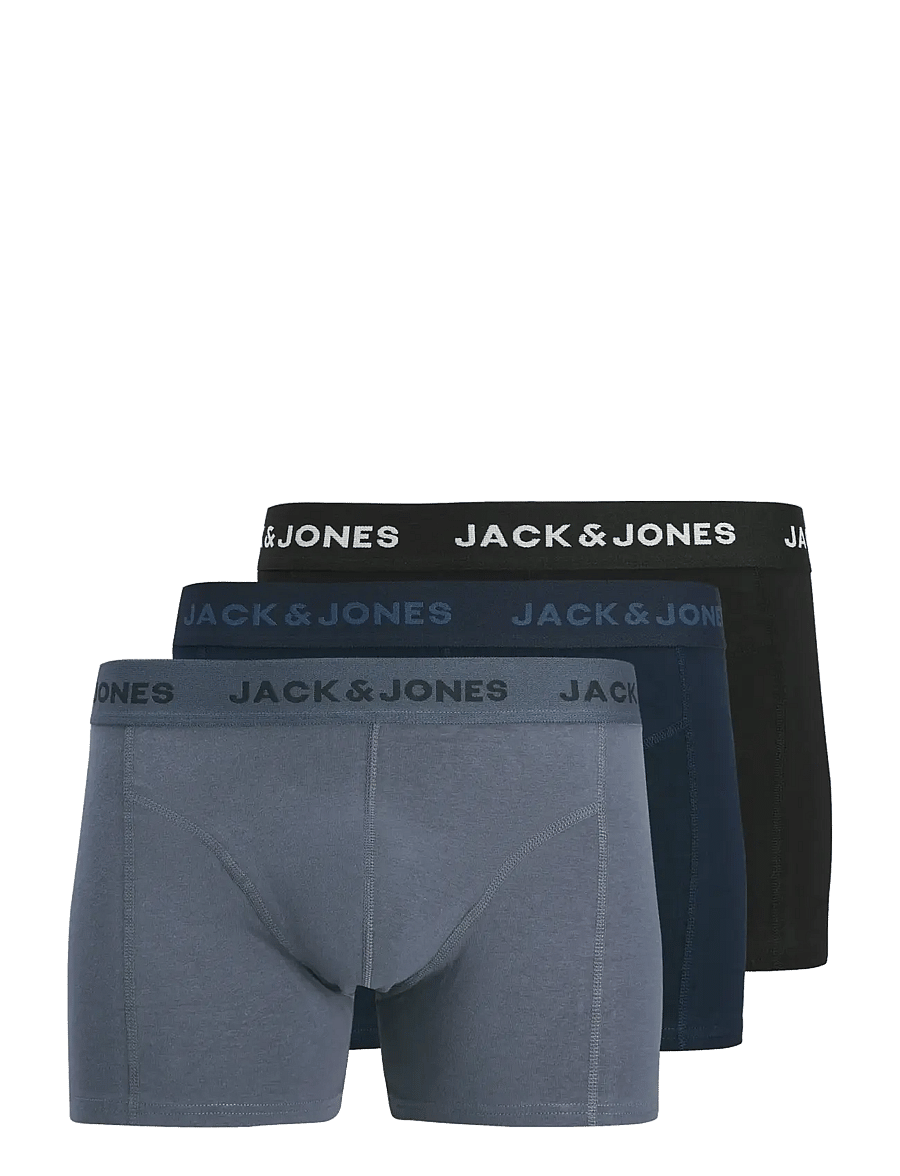 Jack & Jones - JACJEREMIAH SOLID TRUNKS 3 PACK - unterhosen im multipack - navy blazer - 1