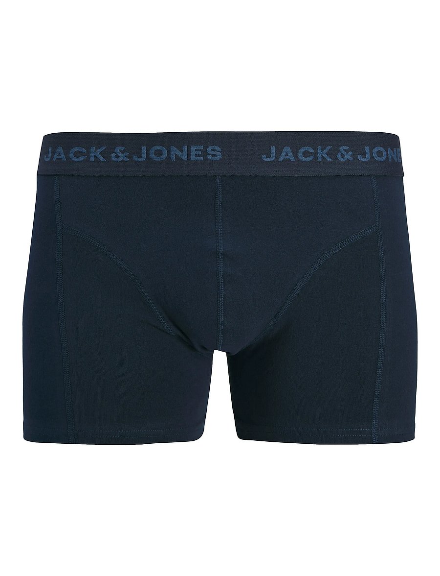 Jack & Jones - JACJEREMIAH SOLID TRUNKS 3 PACK - unterhosen im multipack - navy blazer - 3