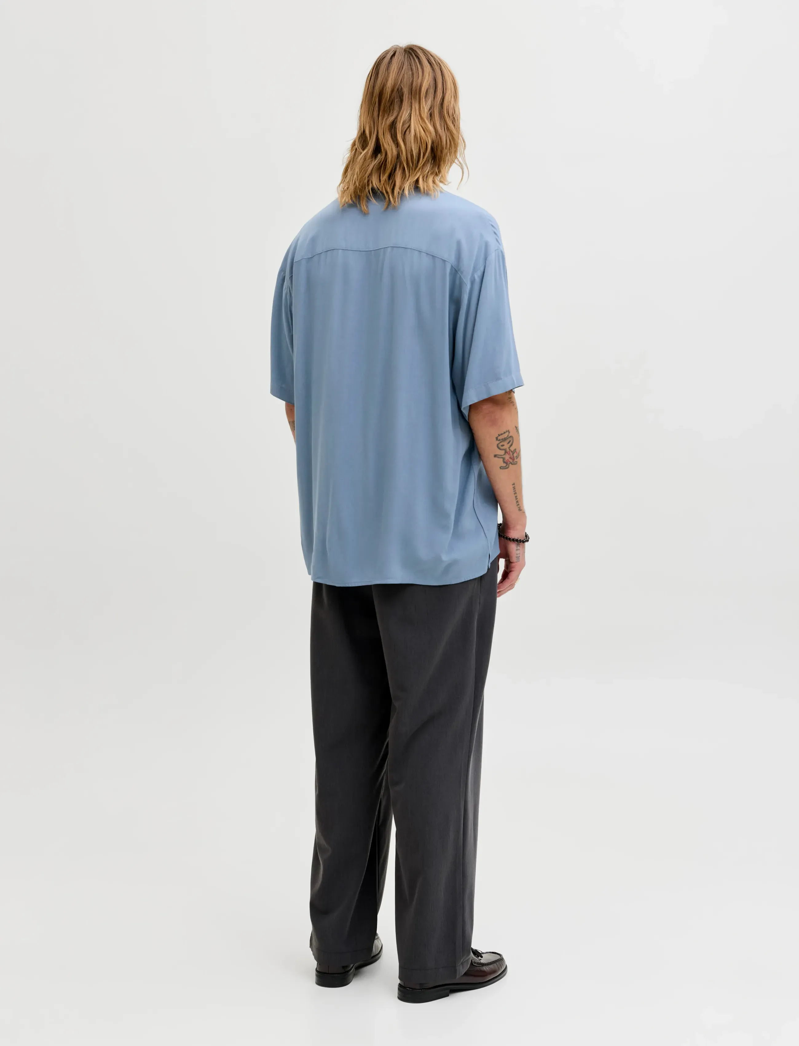 Jack & Jones - JJEJEFF RESORT SOLID SHIRT SS SN - die niedrigsten preise - blue mirage - 2