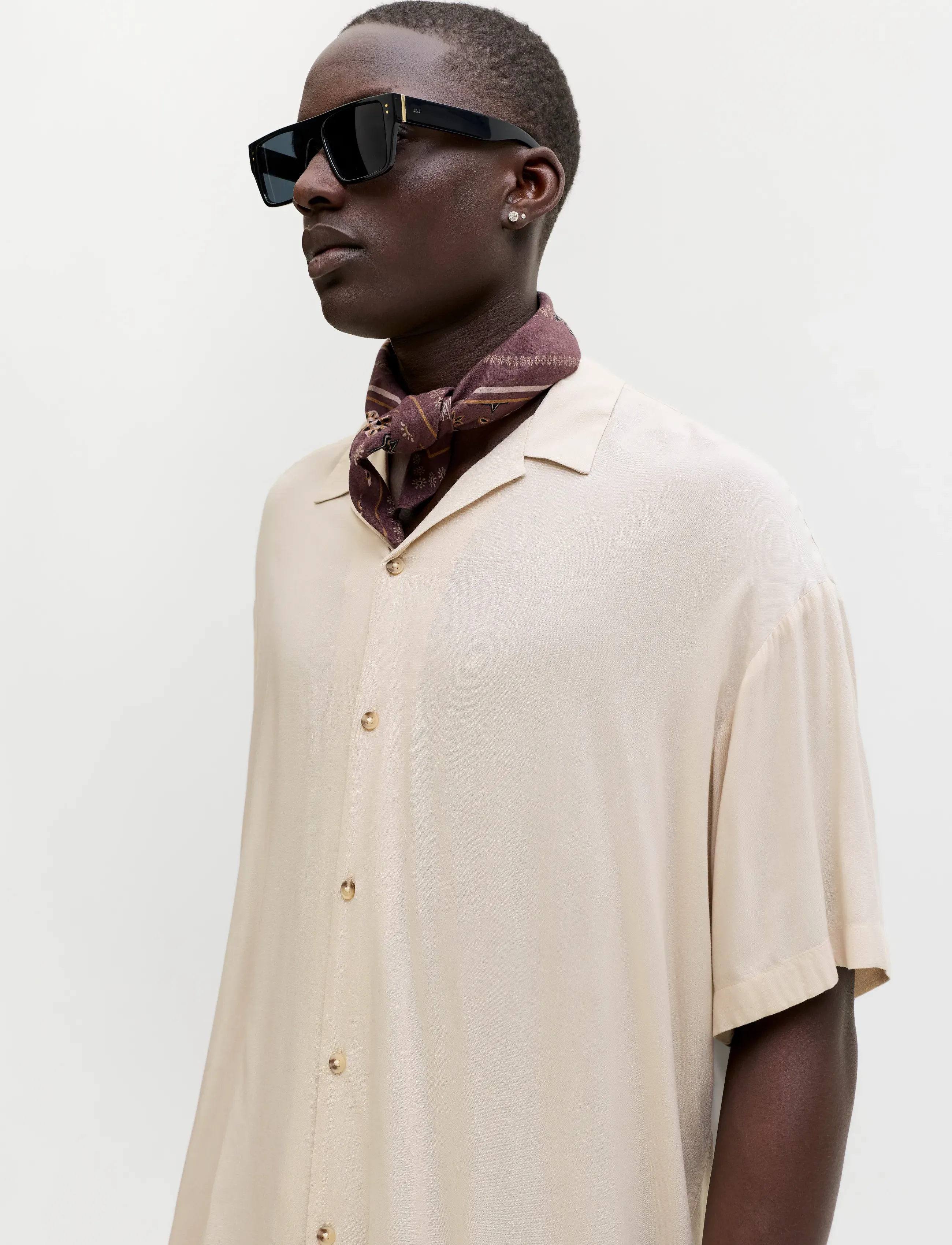 JACK & JONES Jjejeff Resort Solid Shirt Ss Sn casual skjortor herr – bild 5