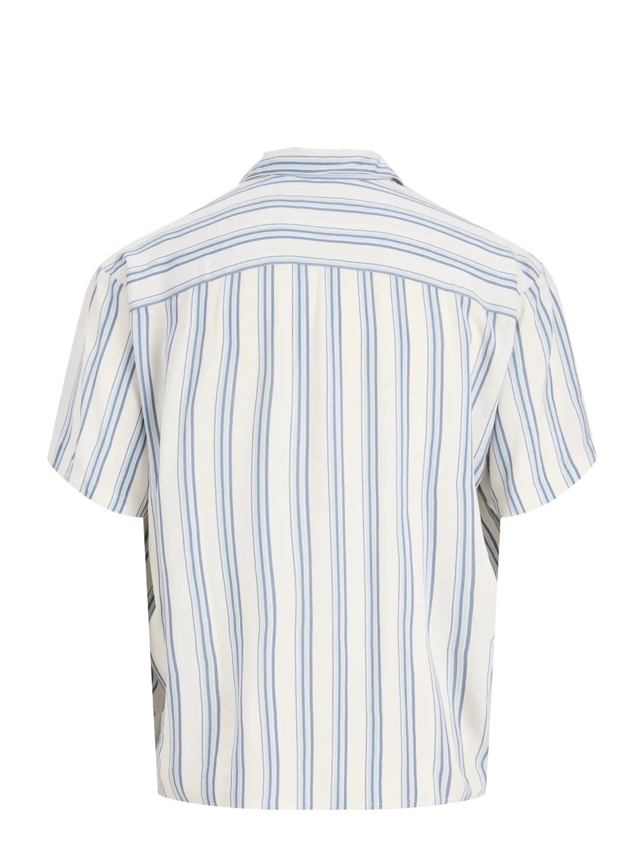 Jack & Jones - JJEJEFF RESORT STRIPE SHIRT S/S SN - stribede skjorter - celestial blue - 2