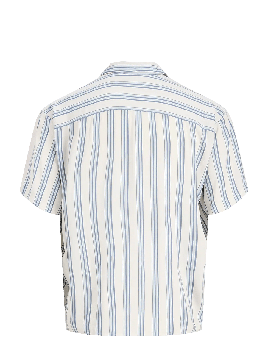 Jack & Jones - JJEJEFF RESORT STRIPE SHIRT S/S SN - striped shirts - celestial blue - 2