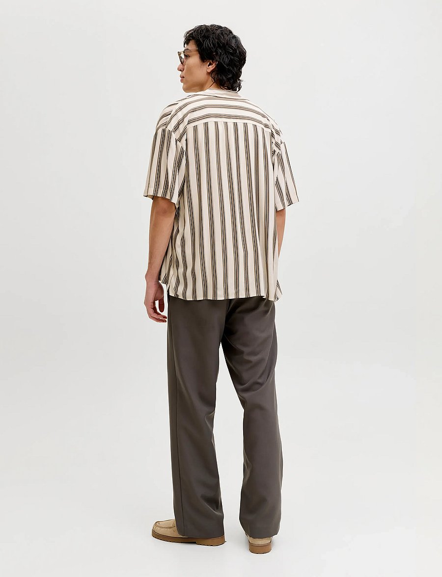Jack & Jones - JJEJEFF RESORT STRIPE SHIRT S/S SN - striped shirts - moonbeam - 2