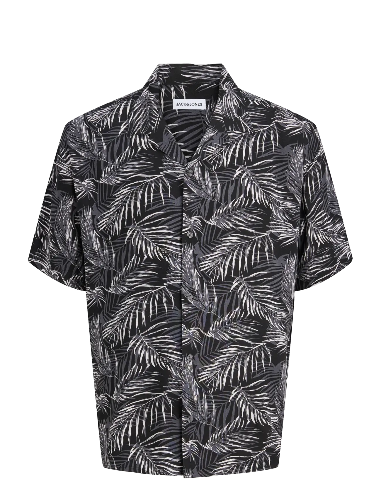 Jack & Jones - JJEJEFF RESORT AOP SHIRT S/S LN - koszule we wzory - black - 1