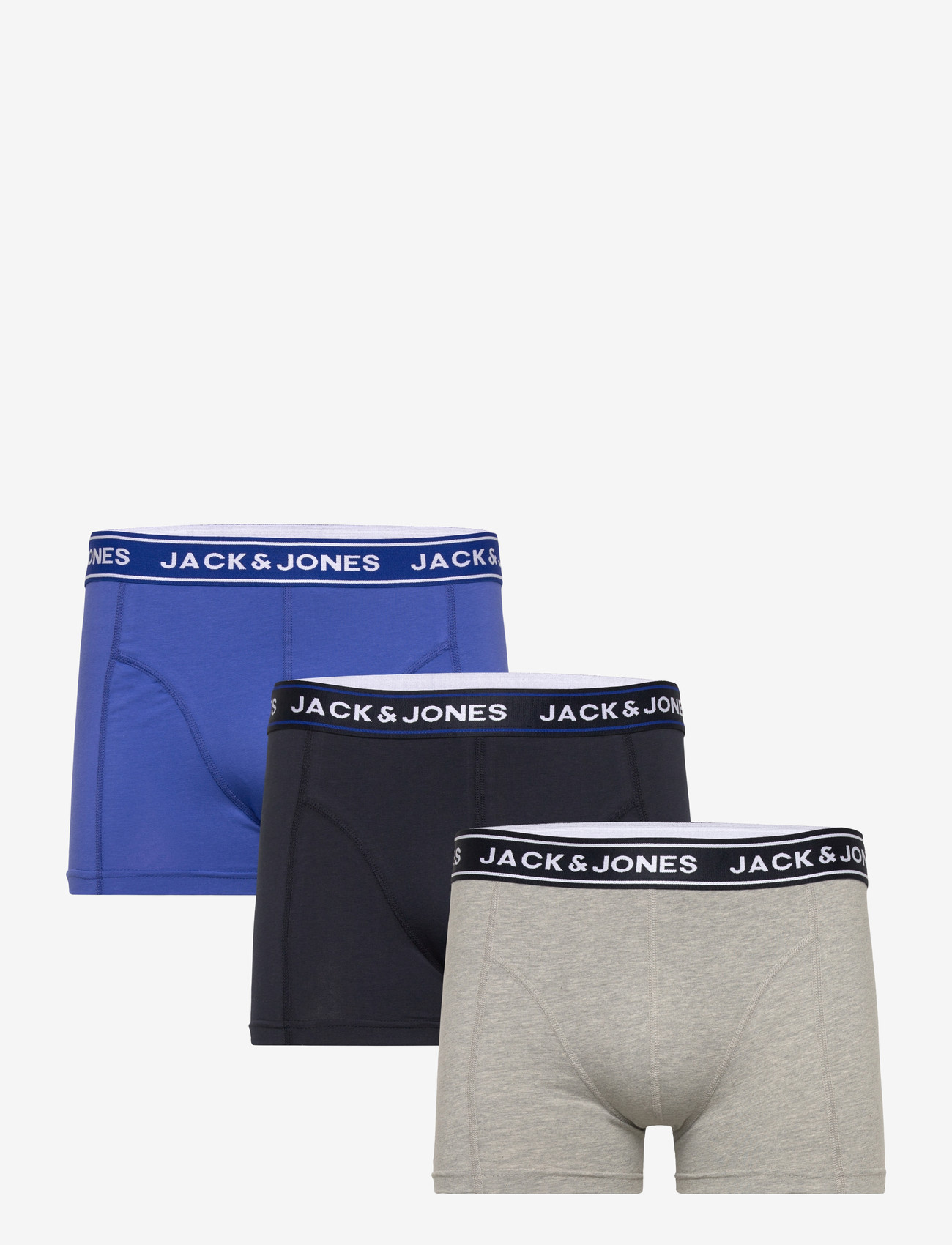 Jack & Jones - JACDANNY SOLID TRUNKS 3 PACK - laveste priser - dazzling blue - 0