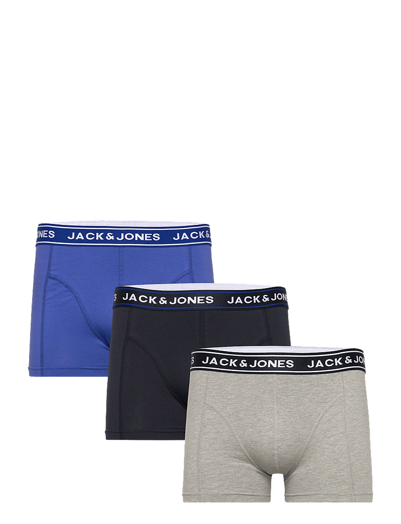 Jack & Jones - JACDANNY SOLID TRUNKS 3 PACK - multipack kalsonger - dazzling blue - 0