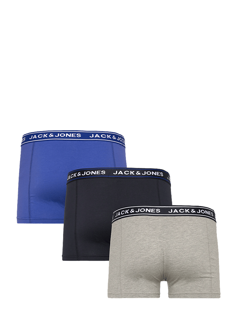 Jack & Jones - JACDANNY SOLID TRUNKS 3 PACK - multipack kalsonger - dazzling blue - 1