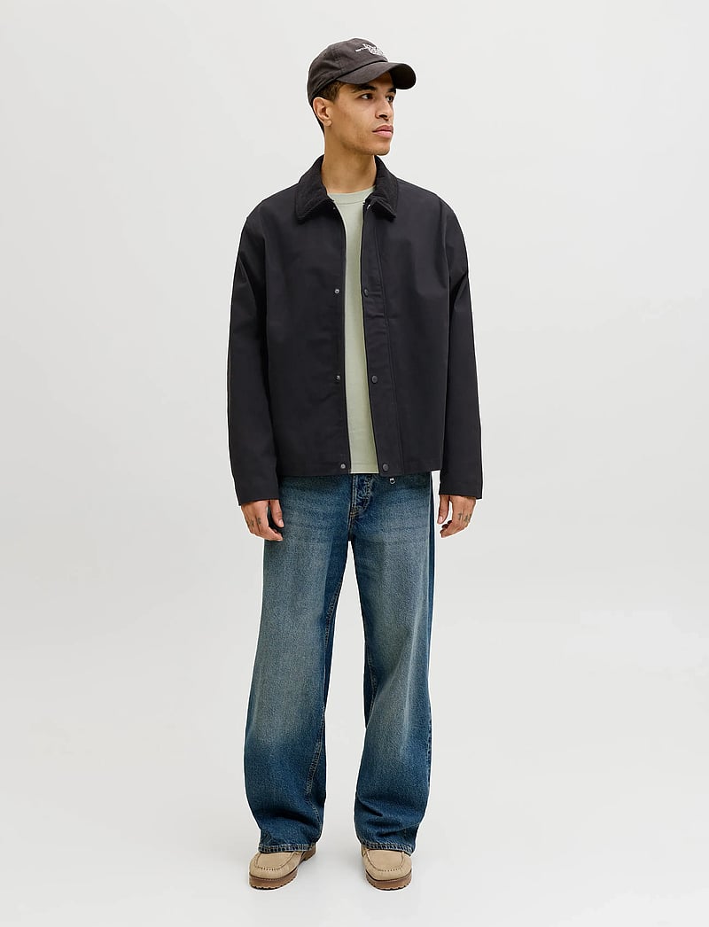 Jack & Jones - JJEGRAHAM WORKER JACKET SN - frühlingsjacken - black - 3