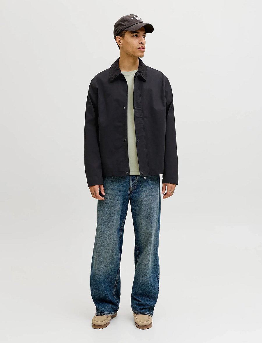Jack & Jones - JJEGRAHAM WORKER JACKET SN - frühlingsjacken - black - 3