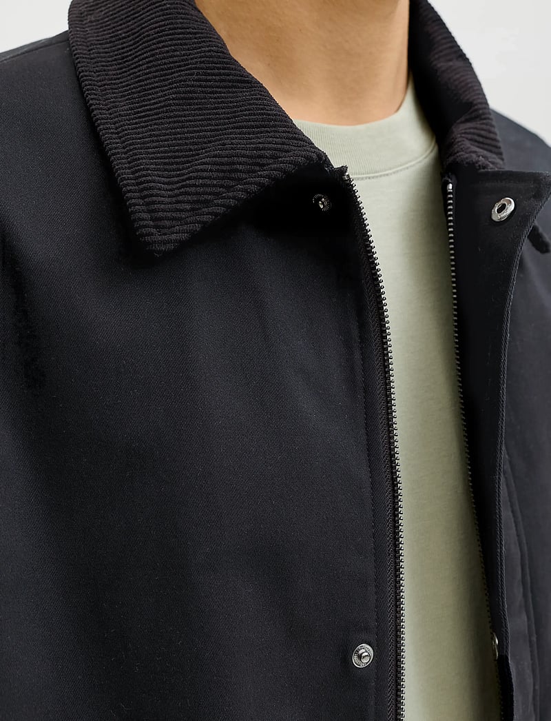 Jack & Jones - JJEGRAHAM WORKER JACKET SN - frühlingsjacken - black - 4