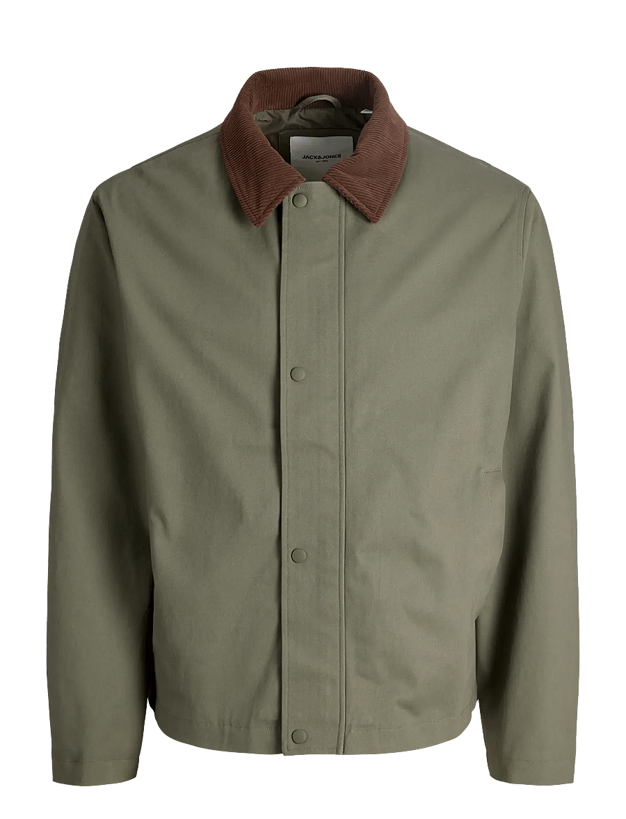 Jack & Jones - JJEGRAHAM WORKER JACKET SN - frühlingsjacken - dusty olive - 1