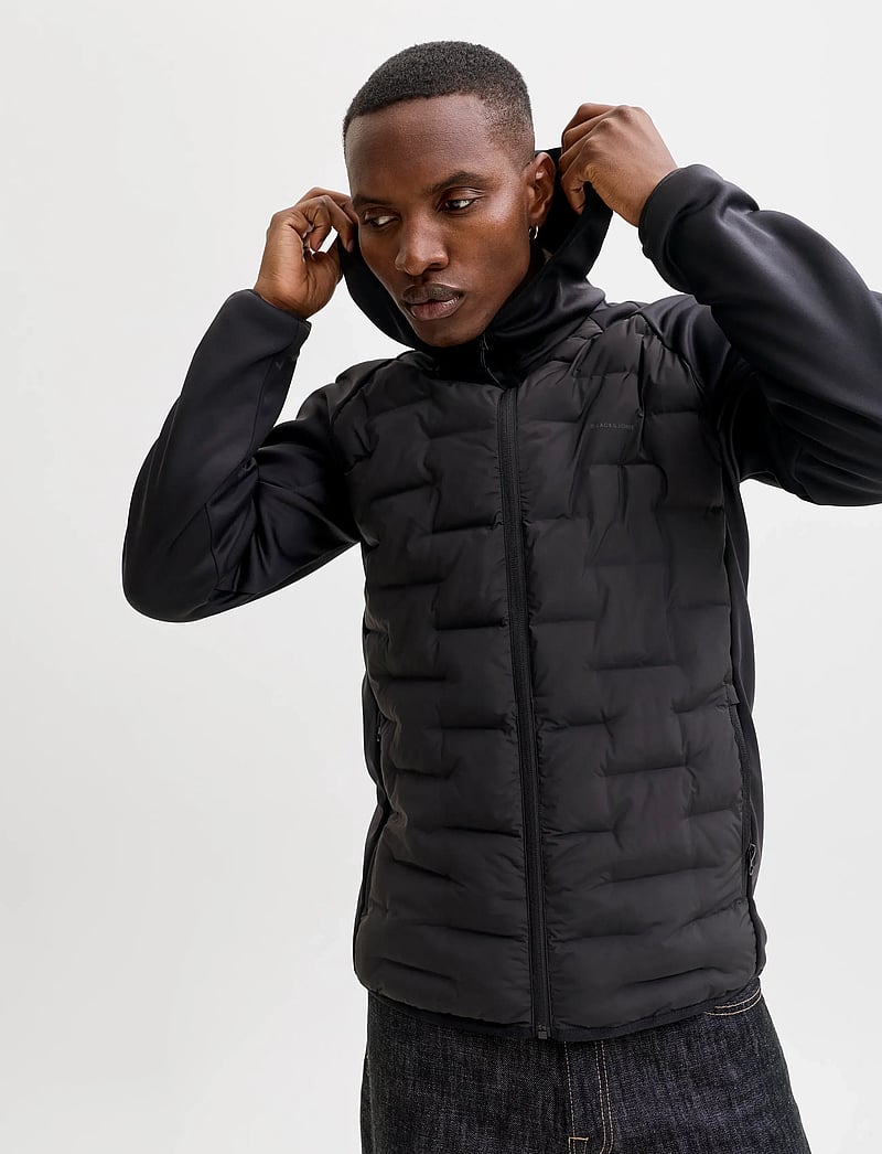 Jack & Jones - JJEPERFECT HYBRID JACKET NOOS - hybrid jackets - black - 3