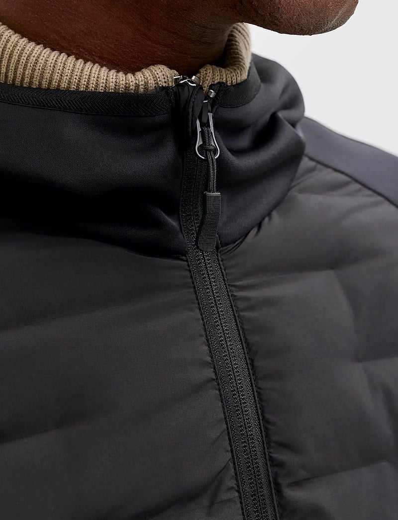 Jack & Jones - JJEPERFECT HYBRID JACKET NOOS - hybrid jackets - black - 4