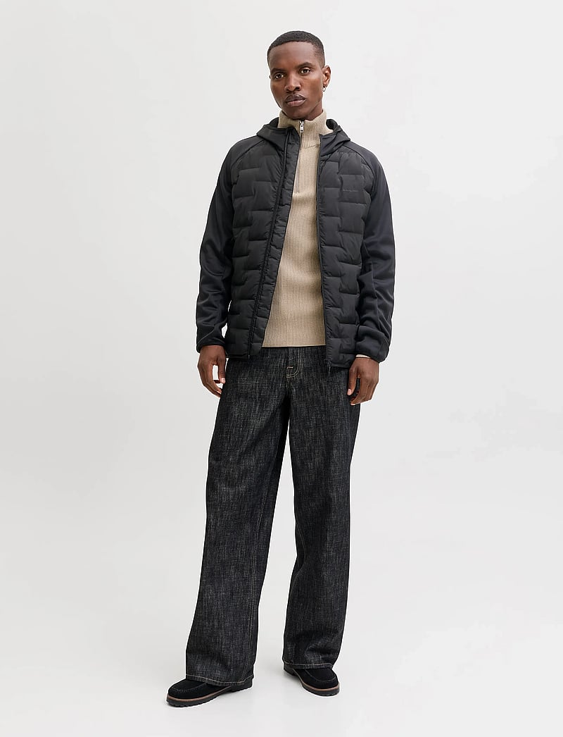 Jack & Jones - JJEPERFECT HYBRID JACKET NOOS - hybrid jackets - black - 5