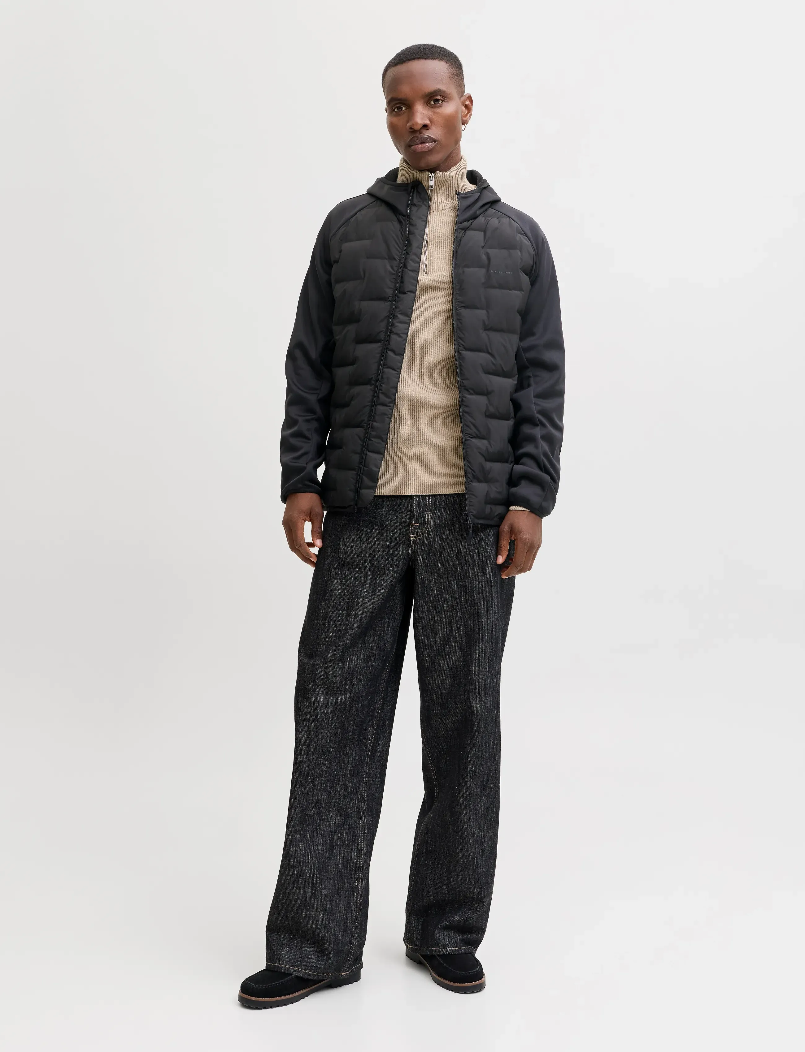 Jack & Jones - JJEPERFECT HYBRID JACKET NOOS - hybridjakker - black - 5