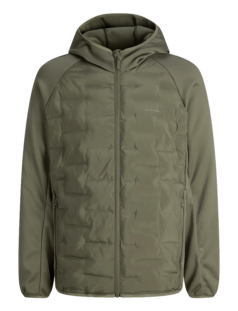 Jack & Jones - JJEPERFECT HYBRID JACKET NOOS - hybride jassen - dusty olive - 1