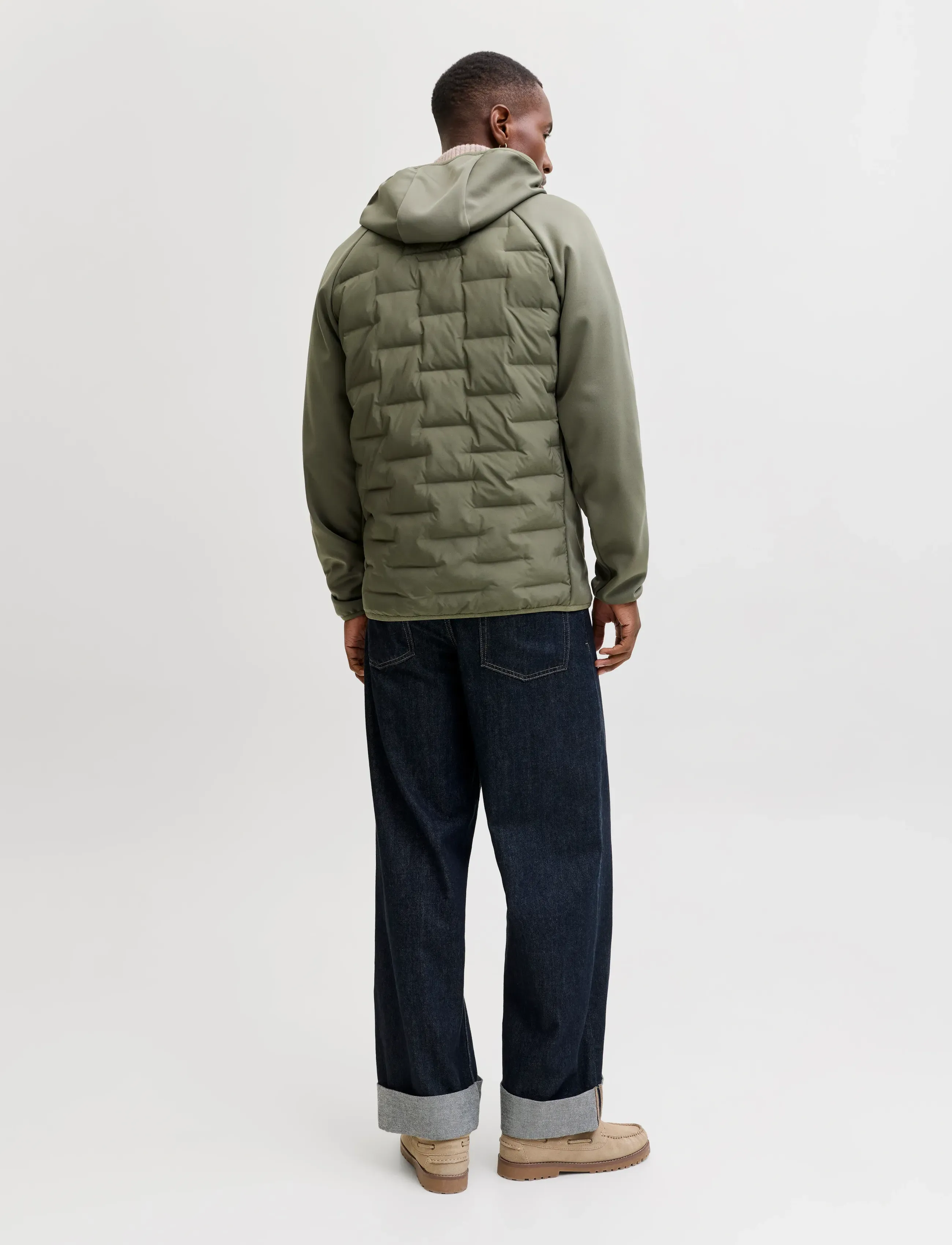 Jack & Jones - JJEPERFECT HYBRID JACKET NOOS - hybridjackor - dusty olive - 2