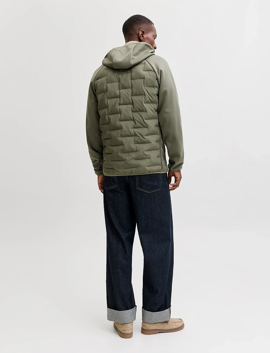 Jack & Jones - JJEPERFECT HYBRID JACKET NOOS - hybridjackor - dusty olive - 2