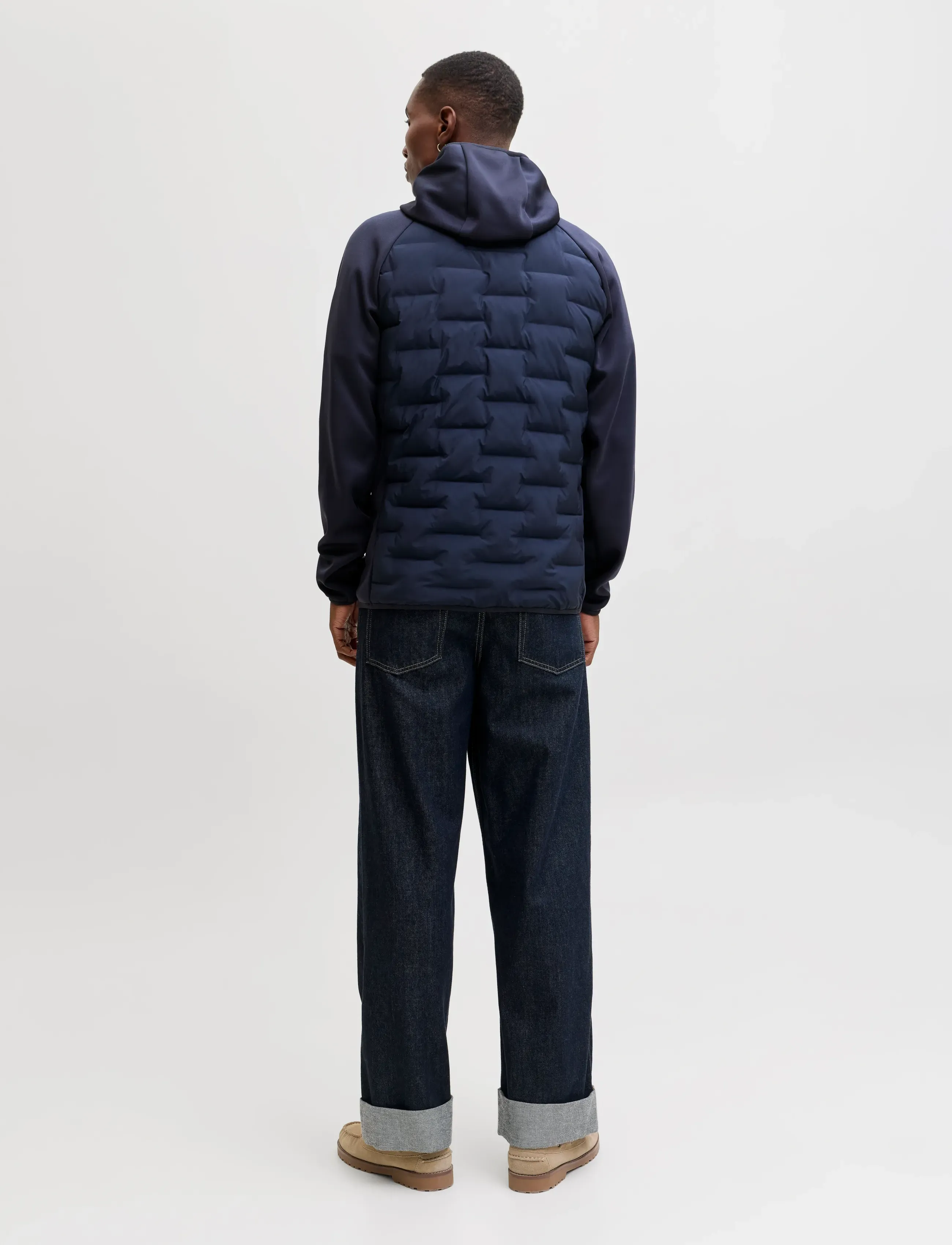 Jack & Jones - JJEPERFECT HYBRID JACKET NOOS - hybrid jackets  - navy blazer - 3