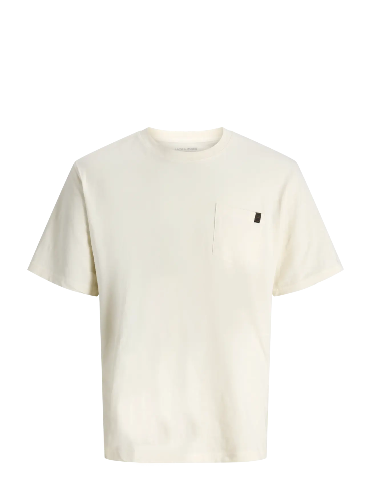 Jack & Jones - JJEDOVER SLUB TEE SS NOOS - short-sleeved t-shirts - antique white - 1