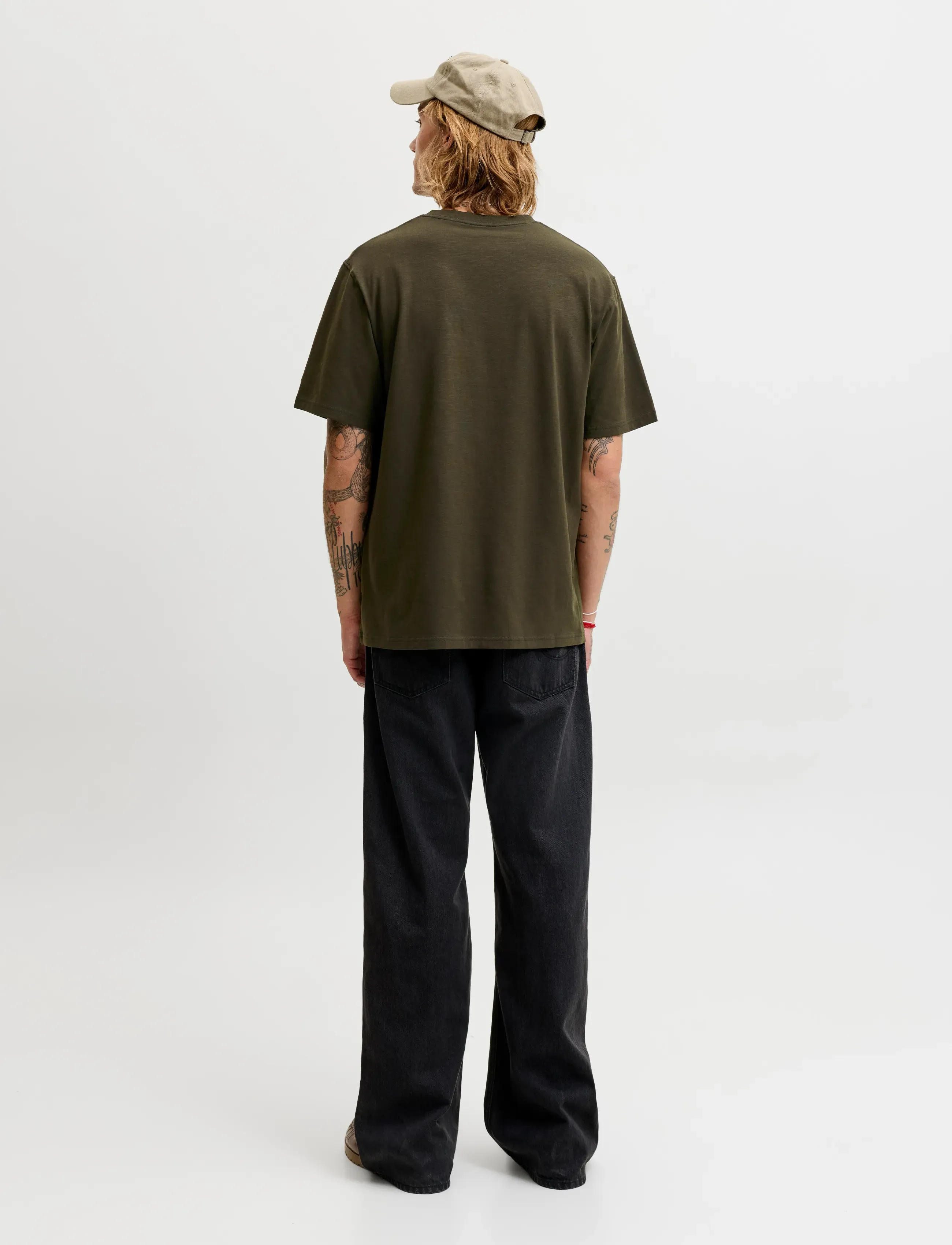 Jack & Jones - JJEDOVER SLUB TEE SS NOOS - lühikeste varrukatega t-särgid - rosin - 3