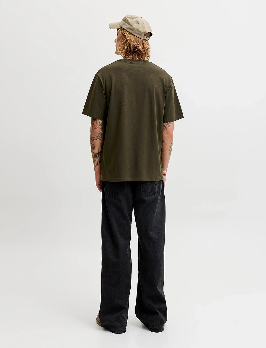 Jack & Jones - JJEDOVER SLUB TEE SS NOOS - lühikeste varrukatega t-särgid - rosin - 3