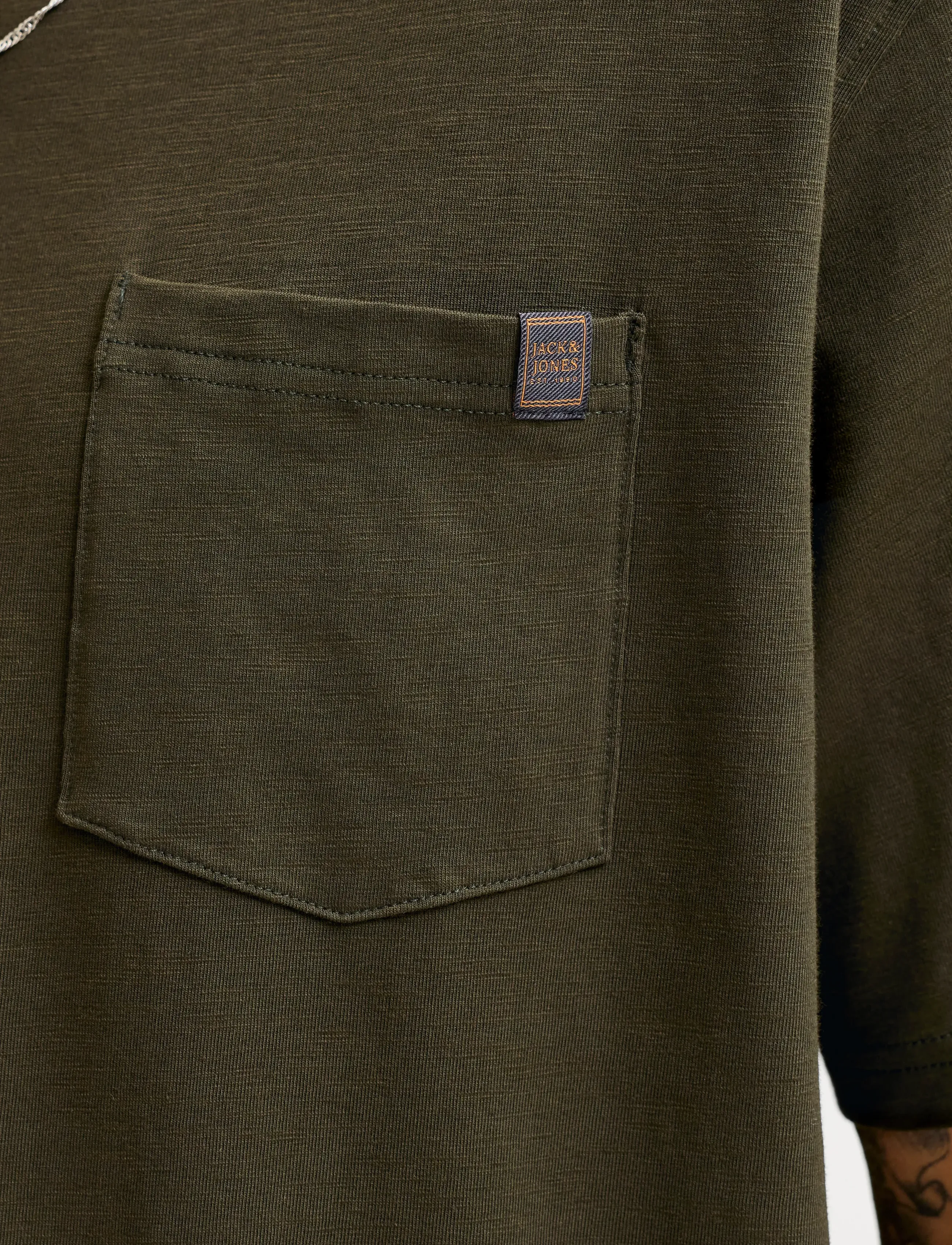 Jack & Jones - JJEDOVER SLUB TEE SS NOOS - lühikeste varrukatega t-särgid - rosin - 5