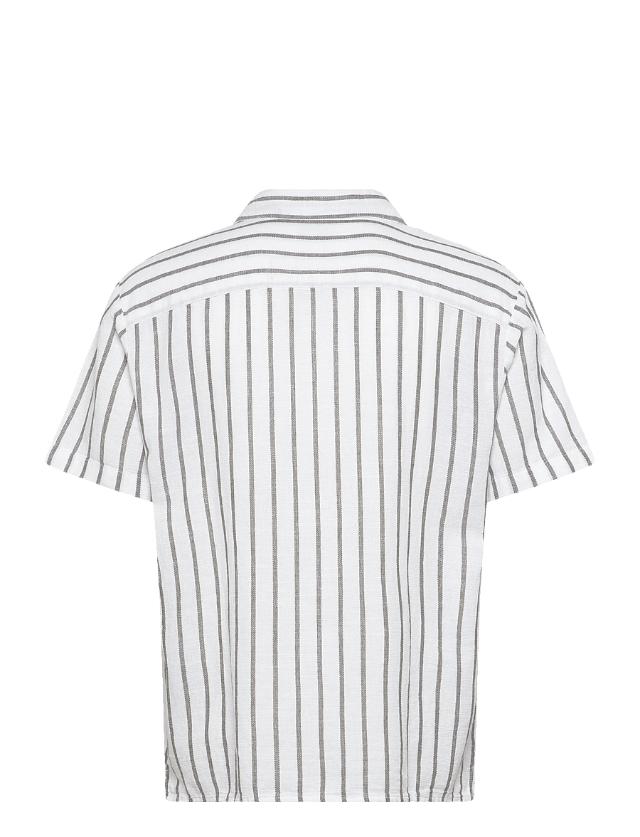 Jack & Jones - JJELIAM RESORT SHIRT SS SN - chemises à rayures - dusty olive - 1