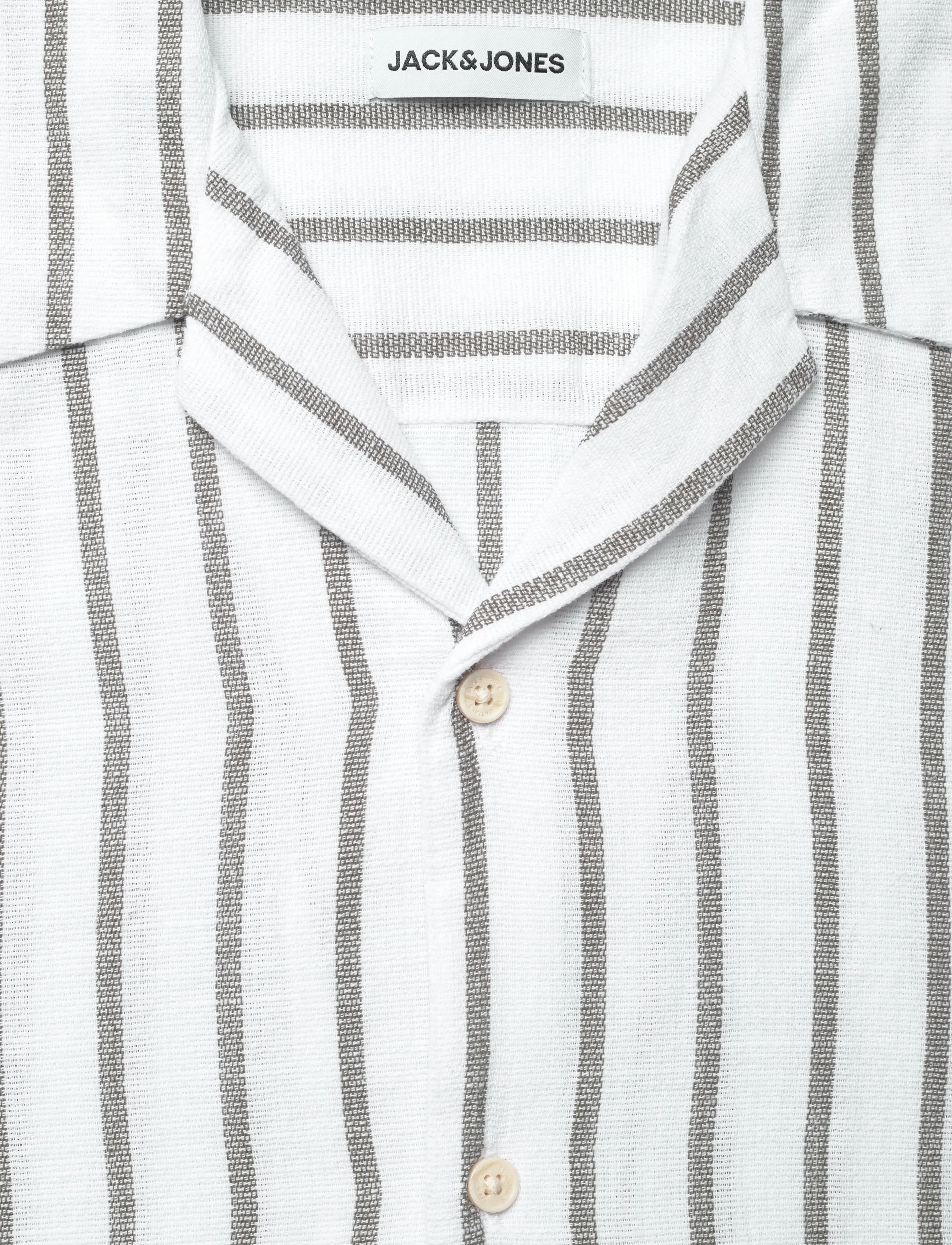 Jack & Jones - JJELIAM RESORT SHIRT SS SN - chemises à rayures - dusty olive - 2