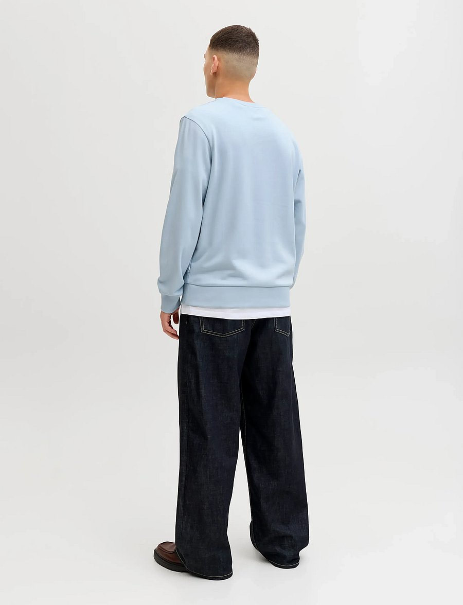 Jack & Jones - JJELOGO SWEAT CREW NECK 2 COL SS26 - collections - celestial blue - 2