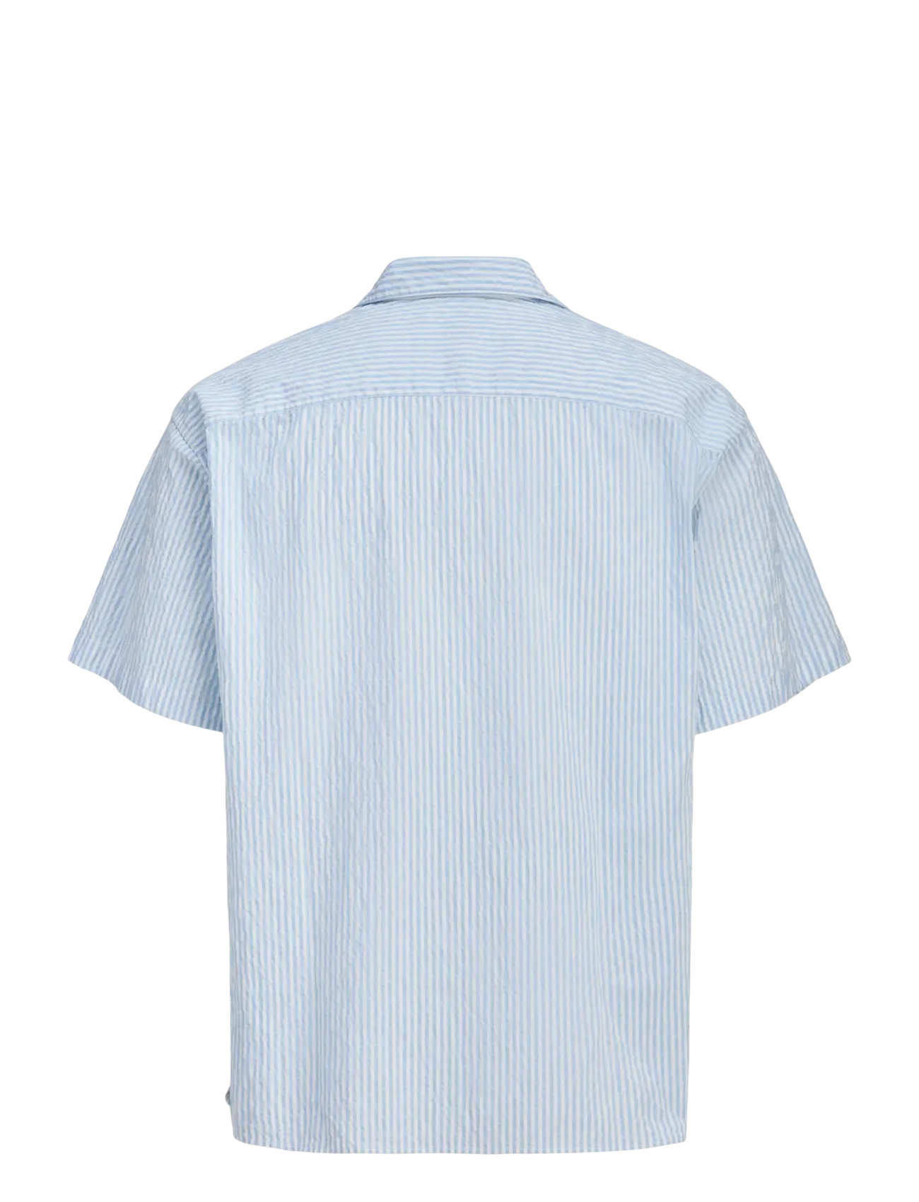 Jack & Jones - JJMILO SEERSUCKER RESORT SHIRT SS - kurzarmhemden - cashmere blue - 2