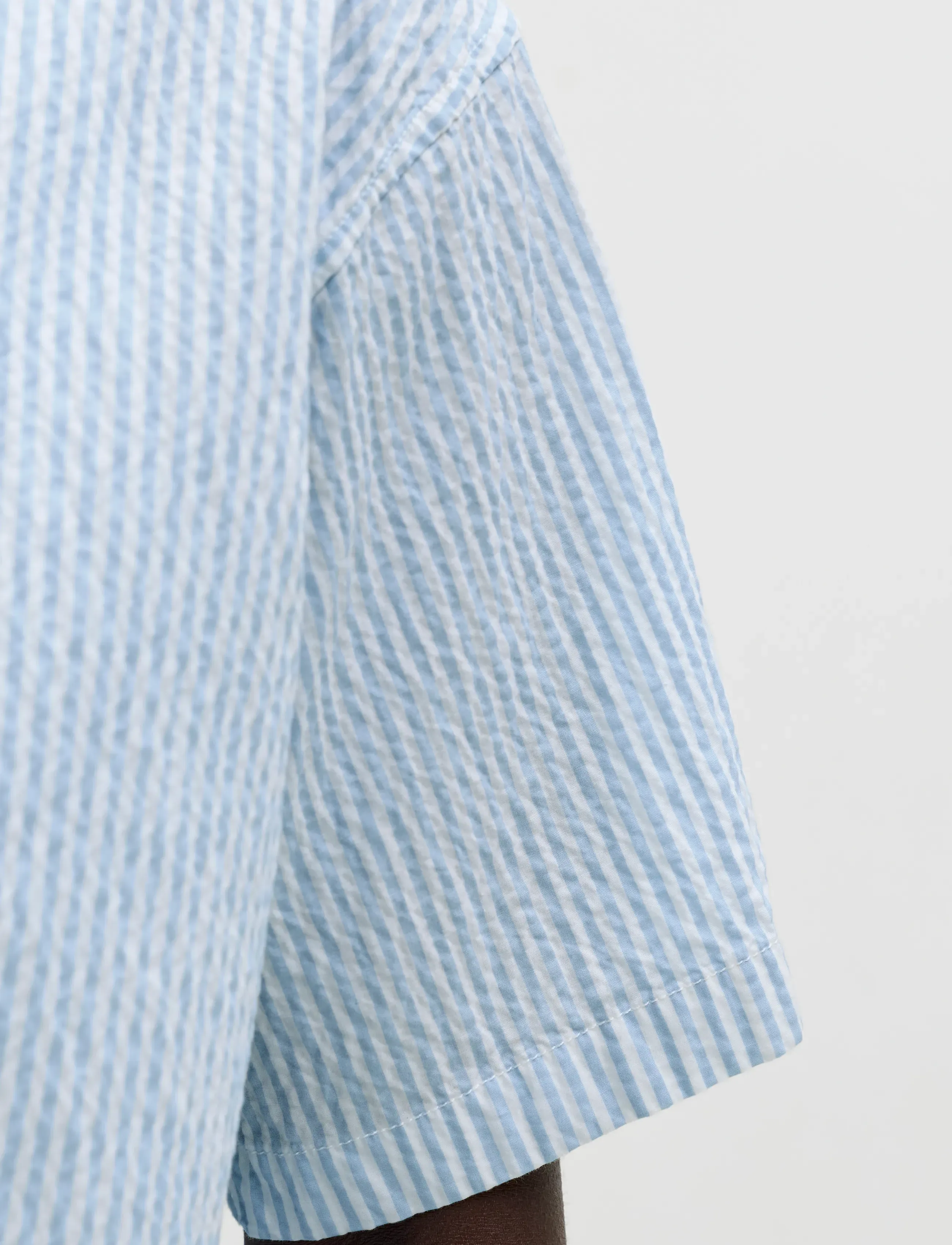 JACK & JONES Jjmilo Seersucker Resort Shirt Ss kortärmade skjortor herr – bild 6