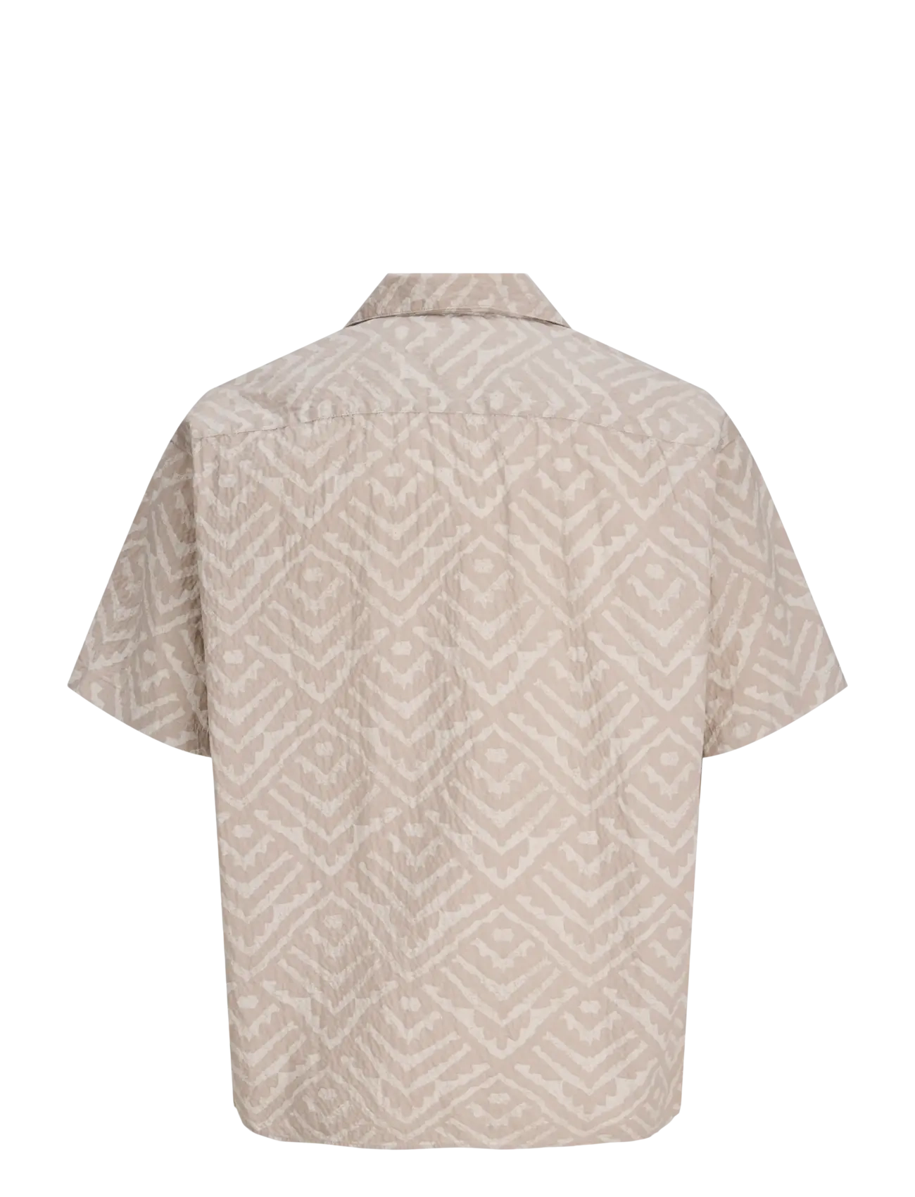 Jack & Jones - JJMILO SEERSUCKER RESORT SHIRT SS - kortærmede skjorter - moonbeam - 2