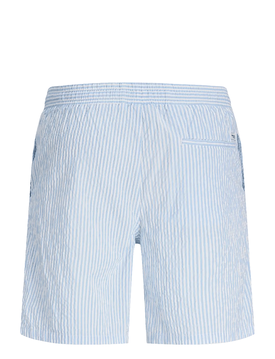 Jack & Jones - JPSTJAIDEN MILO SEERSUCKER SHORT REG - casual shorts - cashmere blue - 2
