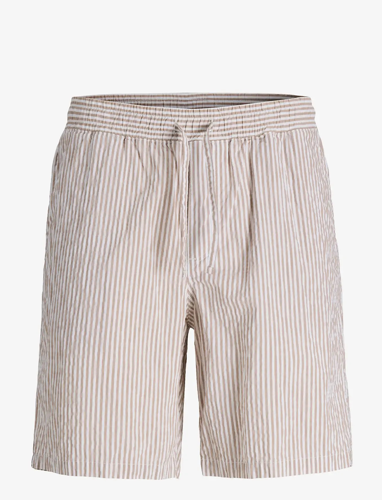 Jack & Jones - JPSTJAIDEN MILO SEERSUCKER SHORT REG - casual shorts - string - 1