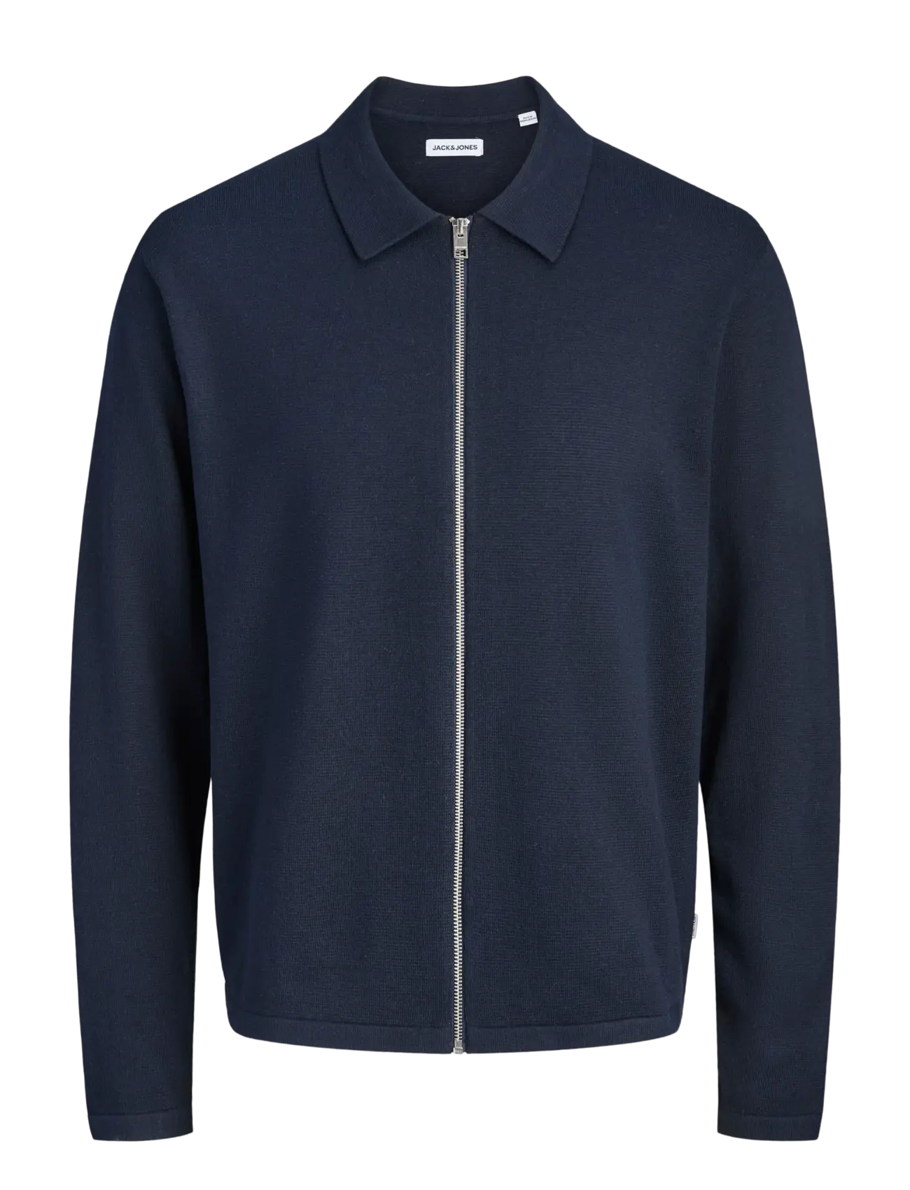 Jack & Jones JJCOLE KNIT ZIP CARDIGAN - Strickmode - NAVY BLAZER / navy