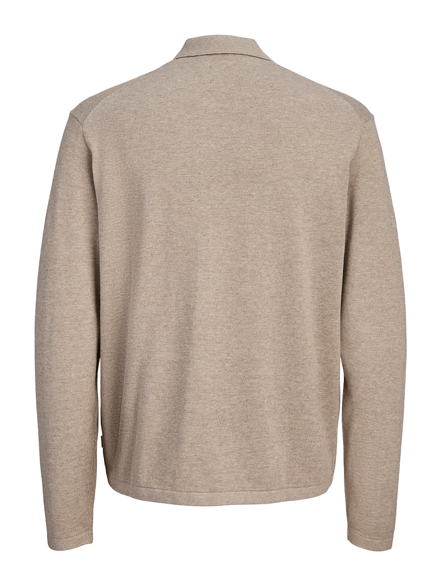 Jack & Jones - JJCOLE KNIT ZIP CARDIGAN - pullover mit durchgehendem reißverschluss - string - 2