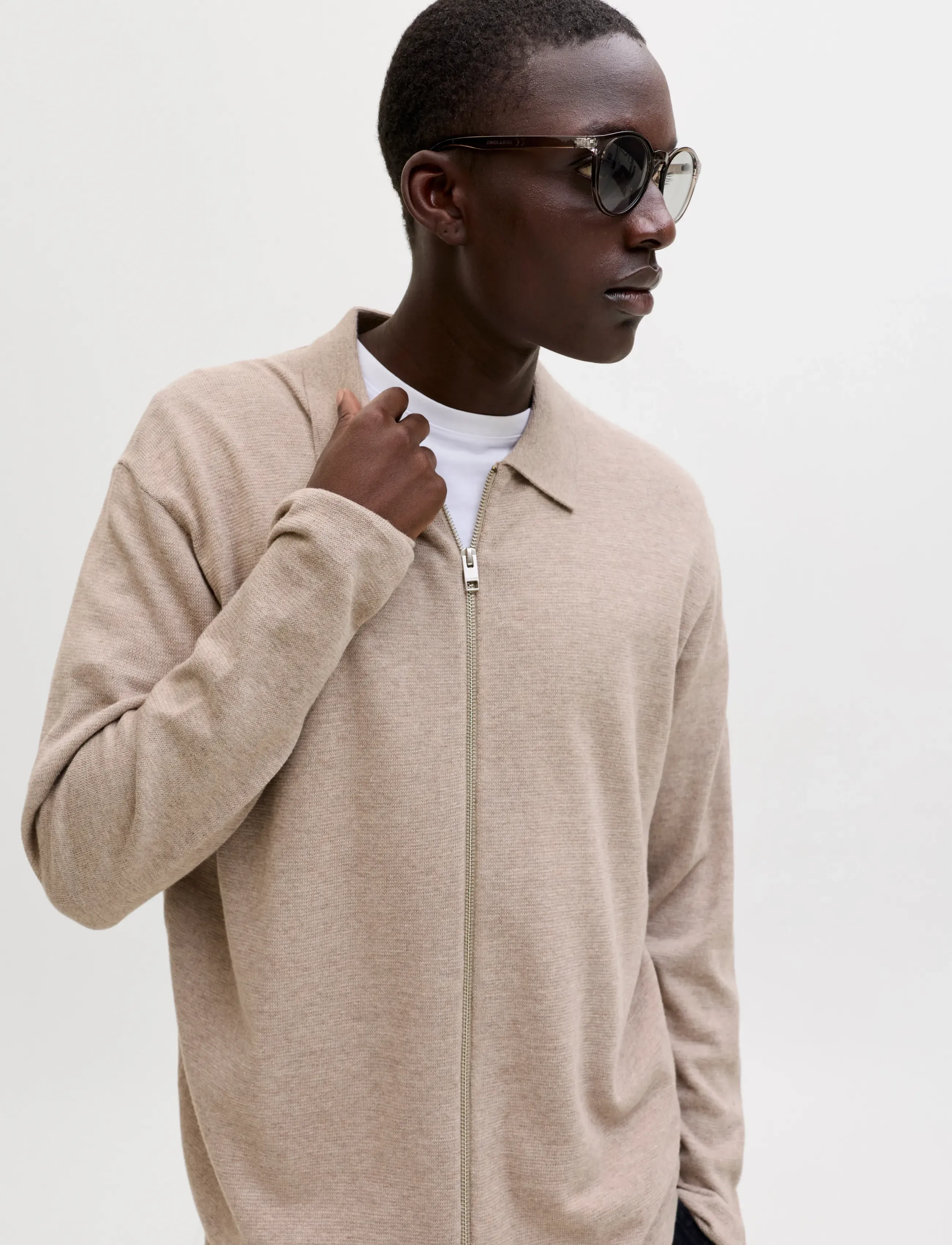 JACK & JONES Jjcole Knit Zip Cardigan herr – bild 5