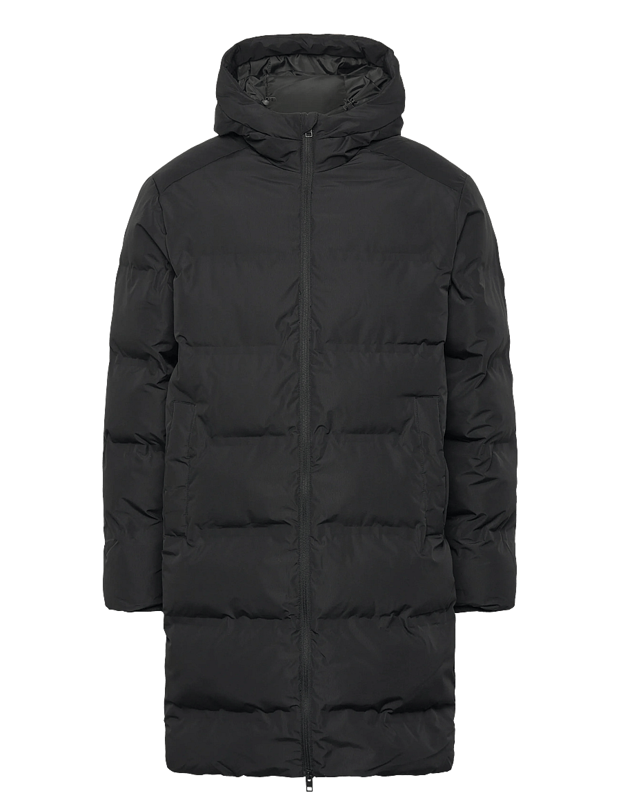 Jack & Jones - JJESOHO LONG PUFFER LN - pūkinės striukės - black - 1