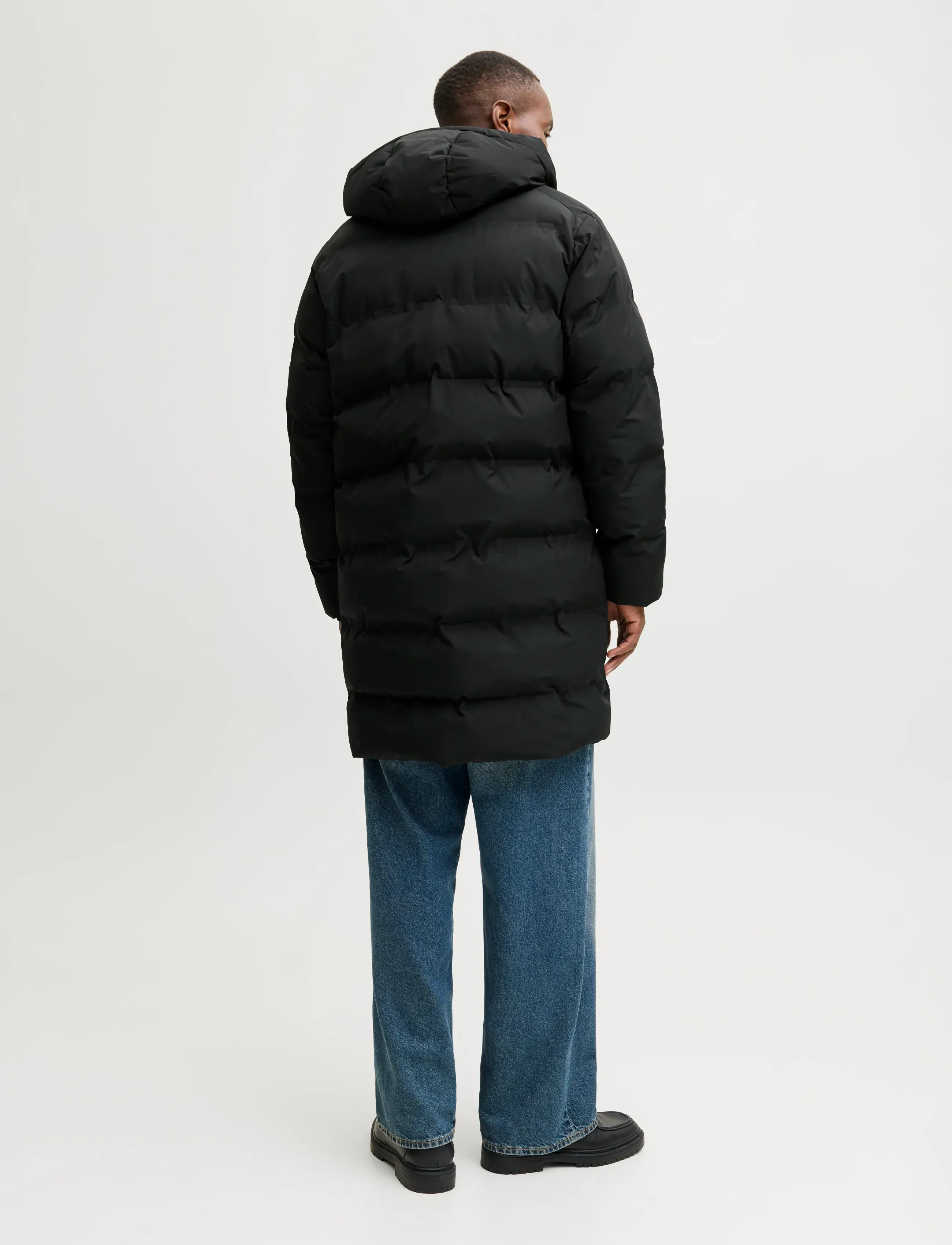 Jack & Jones - JJESOHO LONG PUFFER LN - talvejoped - black - 3